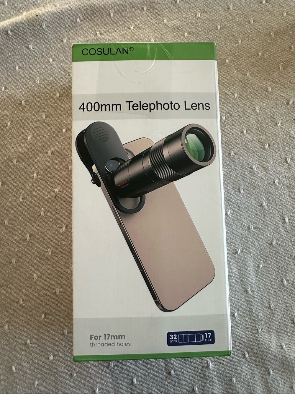 400mm Telephoto Lens for iPhone & Android – HD Phone Telescope